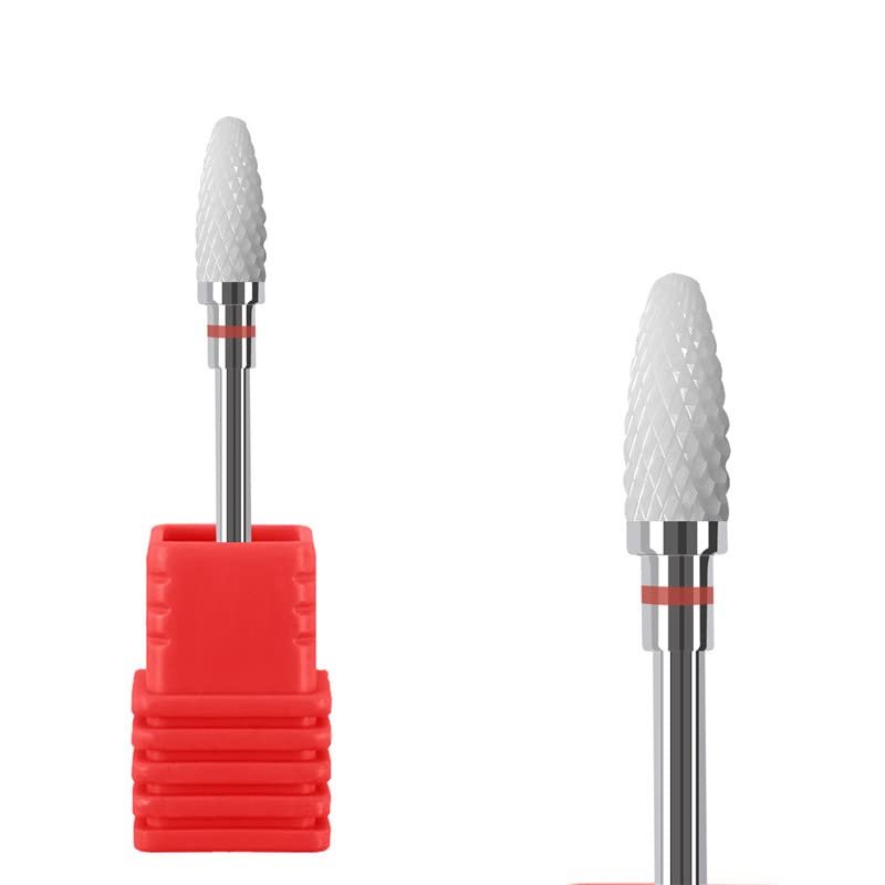 Carbide Tungsten Nail Bits Milling Cutter Burrs Electric Nail Drill Bit Pedicure Cuticle Clean Tools for Manicure Buffers Drill - (Color: 3Wsl)