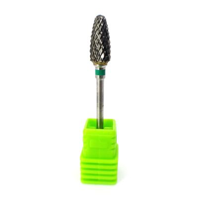1Pcs Carbide Tungsten Nail Drill Bit Manicure Drill for Milling Cutter Nail Files Buffer Nail Art Equipment Accessory - (Color: No6)