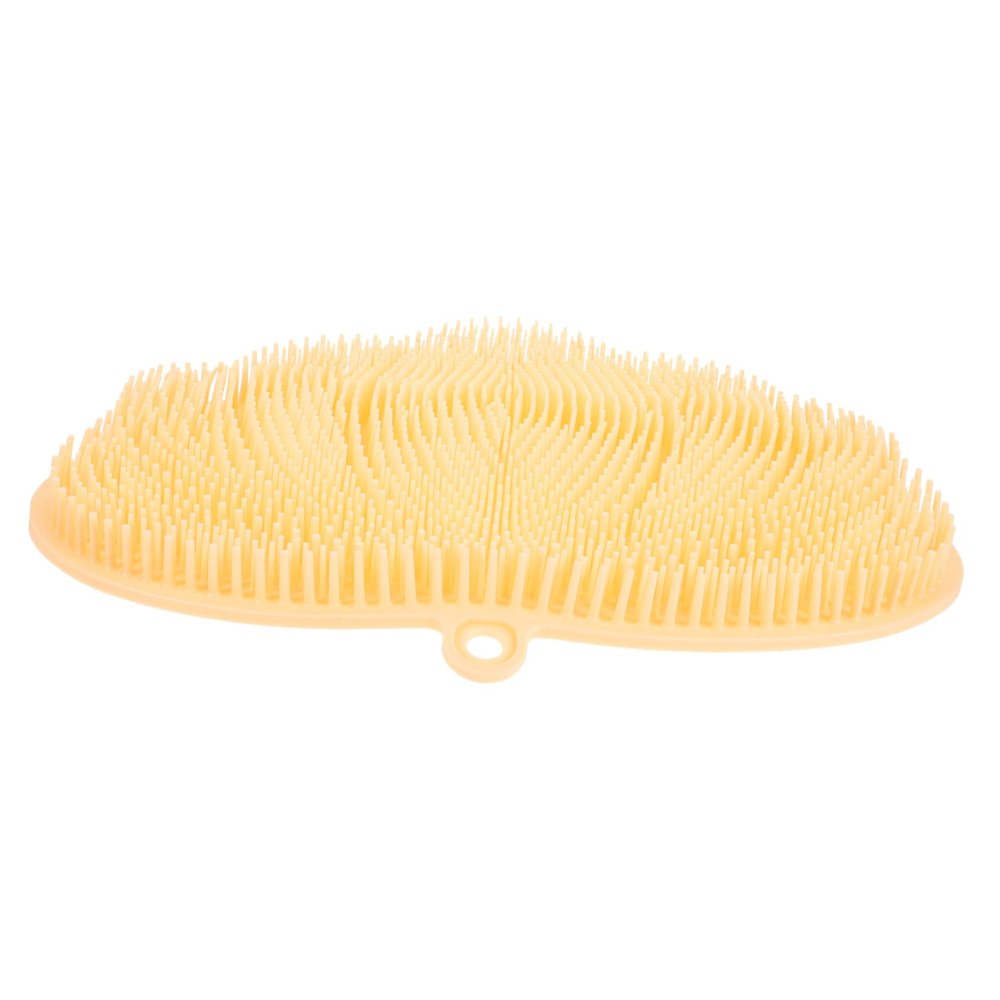 Ipetboom Shower Foot Scrubber Mat Silicone Bath Towel Back Scrubber Foot Massage Pad Callus Remover Wall Mount