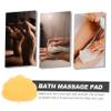 Ipetboom Shower Foot Scrubber Mat Silicone Bath Towel Back Scrubber Foot Massage Pad Callus Remover Wall Mount view 3