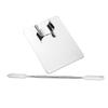 Ipetboom Makeup Mixing Palette Ring for Comfortable to Hold Stainless Steel Tray Spatula Set for Nail Pigments Blending view 1