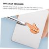 Ipetboom Makeup Mixing Palette Ring for Comfortable to Hold Stainless Steel Tray Spatula Set for Nail Pigments Blending view 2