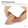 Ipetboom Makeup Mixing Palette Ring for Comfortable to Hold Stainless Steel Tray Spatula Set for Nail Pigments Blending view 3