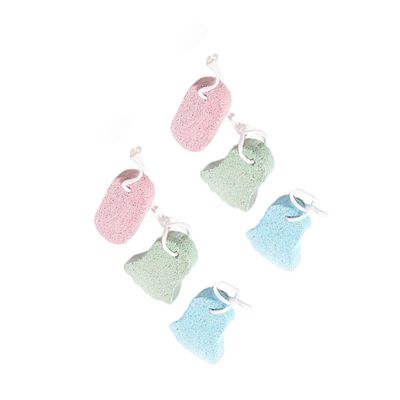 Ipetboom 6pcs Pumice Stone Foot Grinding Stones Foot Heel Callus Remover Pedicure Scrubber