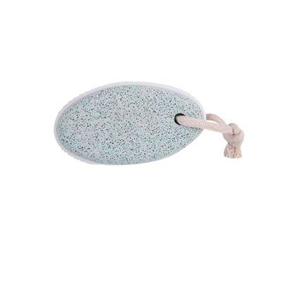 Ipetboom Oval Pumice Stone Foot Rubbing Tool Exfoliating Foot Grinding Stone for Dead Skin Removal Lightweight and Portable Care Nordic Green