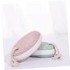 Ipetboom Oval Pumice Stone Foot Rubbing Tool Exfoliating Foot Grinding Stone for Dead Skin Removal Lightweight and Portable Care Nordic Green view 4