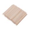 Ipetboom 100pcs Wood Cuticle Stick Nail Art Polish Pusher Tool for Manicure Pedicure for Cleaning Fingernails and Cuticles view 3
