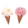 Ipetboom 2pcs Portable Shower Loofahs Ice Cream Bath Balls Household Sponges Body Scrubbers view 1