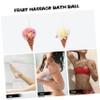 Ipetboom 2pcs Portable Shower Loofahs Ice Cream Bath Balls Household Sponges Body Scrubbers view 3
