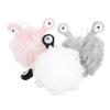 Ipetboom 3pcs Soft Bath Balls for Body Exfoliation Creative Shower Flower Scrubbers White Gray and Pink Gentle Skin Cleaning Mesh for Daily Use view 1