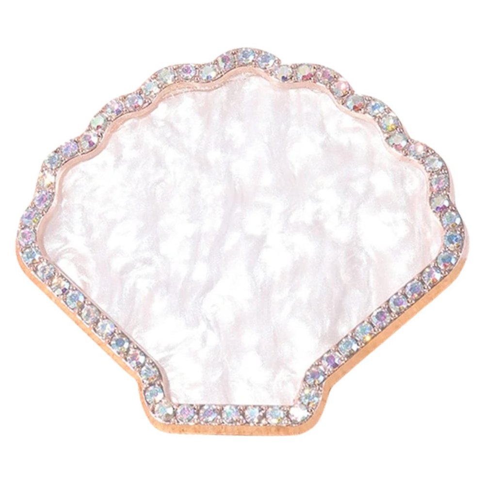 Ipetboom Resin Nail Art Mixing Palette Tray for Professional and Home Use Vintage Shell Board Rhinestones for Nail Mixing and Decoration