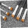 Gogogmee Small Angled Makeup Brush Set 10pcs Eyebrow Combs Brow Makeup Supplies view 2