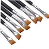 Gogogmee Small Angled Makeup Brush Set 10pcs Eyebrow Combs Brow Makeup Supplies view 4