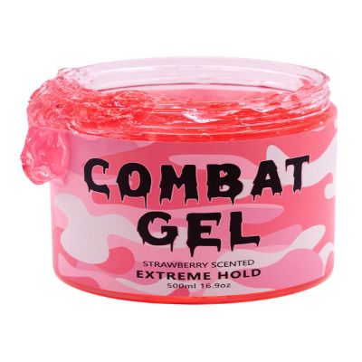 Combat Gel extreme hold hair gel (500 ML, Strawberry)