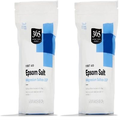 365 by Whole Foods Market, Epsom Salt, 64 Ounce (Pack of 2)