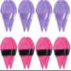 8 Pieces Triangle Powder Puff Face Soft Triangle Makeup Puff Velour Cosmetic Foundation Blender Sponge Beauty Makeup Tools (Pack of 2) view 1