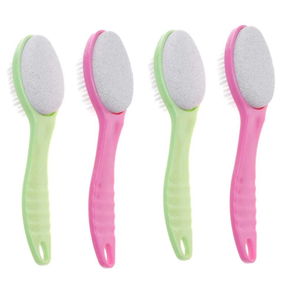 Ipetboom 4pcs Dual-Sided Dead Skin Remover Foot Files for Callus Exfoliation Ergonomic Pedicure Tool to Safely Remove Hard Skin Random