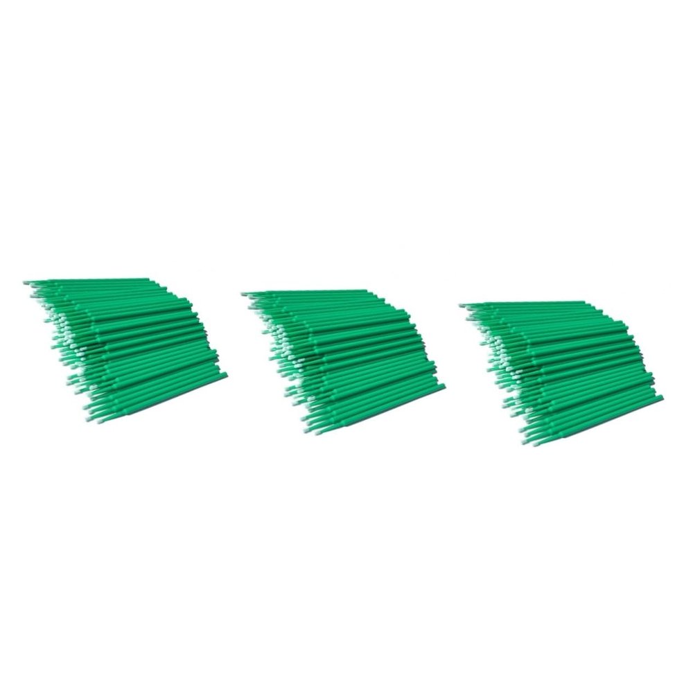 FOMIYES 300pcs Micro Eyelash Extension Brush Spoolies Lash Applicator Cotton Swabs Sanitary Makeup Tools for Lash Extensions Nail Art Crafts Salon Home Use