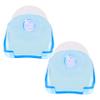 Ipetboom 2pcs Manual Shaver Hanger Suction Cup Shaver Holder Razor Storage Holder Suction Razor Rack view 1
