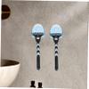 Ipetboom 2pcs Manual Shaver Hanger Suction Cup Shaver Holder Razor Storage Holder Suction Razor Rack view 4