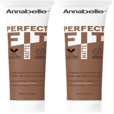 Annabelle Perfect Fit Foundation, Chestnut, 1 Ounce (Pack of 2)