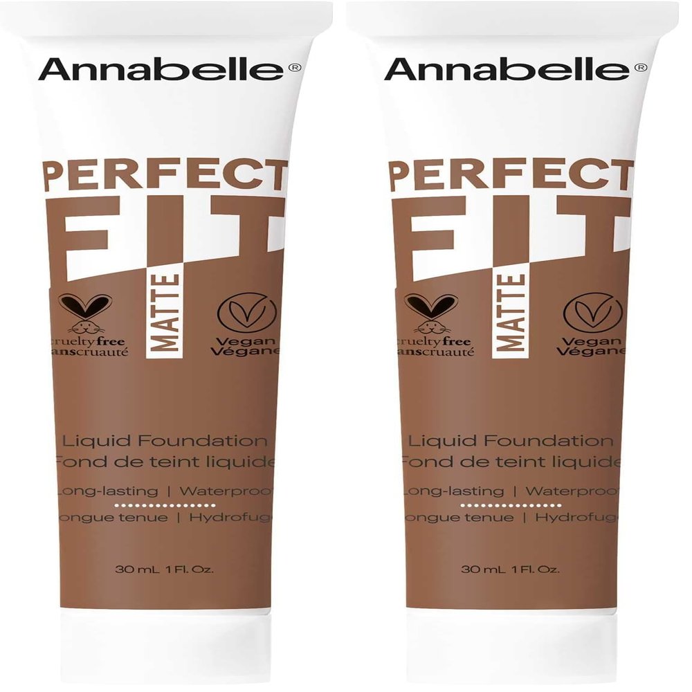 Annabelle Perfect Fit Foundation, Chestnut, 1 Ounce (Pack of 2)