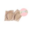 Ipetboom 2pairs Heel Gel Moisturizing Socks Breathable Crack Foot Protectors for Day Comfort Unisex Silk Ankle Stockings Khaki view 2