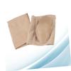 Ipetboom 2pairs Heel Gel Moisturizing Socks Breathable Crack Foot Protectors for Day Comfort Unisex Silk Ankle Stockings Khaki view 3