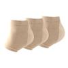 Ipetboom 2pairs Heel Gel Moisturizing Socks Breathable Crack Foot Protectors for Day Comfort Unisex Silk Ankle Stockings Khaki view 4