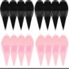 8 Pieces Triangle Powder Puff Face Soft Triangle Makeup Puff Velour Cosmetic Foundation Blender Sponge Beauty Makeup Tools (Pack of 2) view 1
