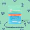 Megababe Cucumber Mint Shower Sheets | Individually Wrapped Body Cleansing Cloths | 10 Wipes (Pack of 1) view 4