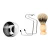 Beatifufu 1set Men Shaving Tool Kit Beard Care Accessories Bowl Rack Brush for Convenient Grooming and Easy Beard Cleaning view 1