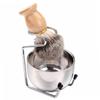 Beatifufu 1set Men Shaving Tool Kit Beard Care Accessories Bowl Rack Brush for Convenient Grooming and Easy Beard Cleaning view 3