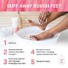 Benefeet Scrub-A-Dub Cooling Foot Scrub - Exfoliates + Refreshes Dry + Dull Skin, Get Smoother Skin from Heel to Toe, Made w/Vitamin E, Apple Cider Vinegar, Walnut Shell + Apricot Seed, 4 oz (2 Pack) view 3