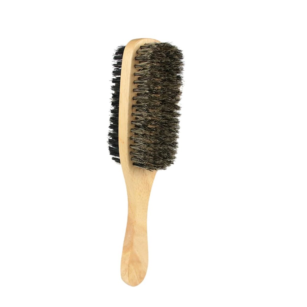 Gogogmee 1pc Beard Comb for Men Dual-sided Beard Brush Portable Cleaning Tool for Grooming and Maintenance