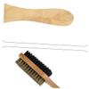 Gogogmee 1pc Beard Comb for Men Dual-sided Beard Brush Portable Cleaning Tool for Grooming and Maintenance view 2