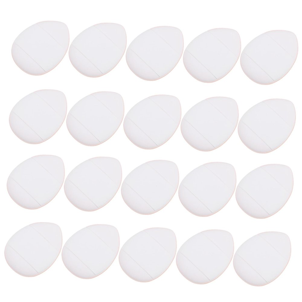 BIUDECO Makeup Powder Set 20pcs Mini Heart Shape Makeup Puff for Foundation Blush Concealer Dry Wet