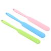 Coufce 3-Piece Silicone Waxing Spatulas - Non-Stick, Reusable, Easy to Clean - Pink, Blue, Green view 1