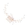 Beatifufu Flower Hair Comb for Brides Elegant Bridal Hair Accessories Handmade Hairpiece for Wedding for Brides and Girls Chic Design Stunning view 1