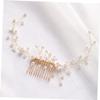 Beatifufu Flower Hair Comb for Brides Elegant Bridal Hair Accessories Handmade Hairpiece for Wedding for Brides and Girls Chic Design Stunning view 3