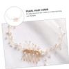 Beatifufu Flower Hair Comb for Brides Elegant Bridal Hair Accessories Handmade Hairpiece for Wedding for Brides and Girls Chic Design Stunning view 4