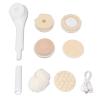 LOCADENCE Electric Body Brush, Handle Design 360 Degree Rotating Massage Head Automatic Rotation Anti Slip Brush for Back Scrubbing Washing Massaging view 1