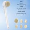 LOCADENCE Electric Body Brush, Handle Design 360 Degree Rotating Massage Head Automatic Rotation Anti Slip Brush for Back Scrubbing Washing Massaging view 4