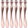 6 Pcs Metal Eye Cream Applicator Eye Roller Tool Eye Cream Applicator Stick Facial for Reducing Puffiness Wrinkle view 1