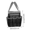 PRETYZOOM Large Capacity Travel Toiletry Bag 8 Compartments Portable Mesh Cosmetic Organizer for Women for Beach and Vacation Use view 3