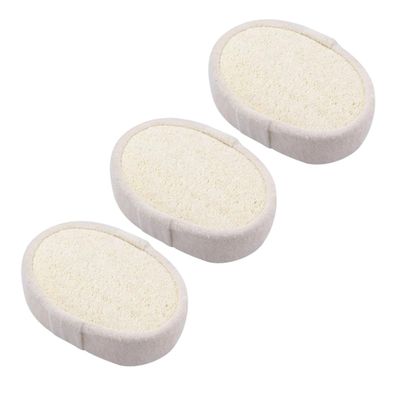 Beatifufu Bath Sponge Shower Loofahs Duo Scrub Loofah Exfoliating Body Brush for Men Women