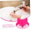 BIUDECO Lovely Makeup Brush Silicone Practical Makeup Tools Efficient Brush Cleaner Pad Cup for Easy Use Salon view 4