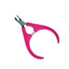 BIUDECO Ergonomic Stainless Steel Nail Nipper for Cuticles and Dead Skin Long Jaw Design for Easy Trimming Durable Non-slip Handle for Home and Salon Use Rose Red view 1