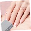 Beatifufu 50pcs Sponge Nail Files for Manicure and Pedicure and Washable Polishing Tools for Nail Shaping and Buffing for Treatment and Extensions Grey view 4