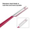 Coufce 10 pcs Eyebrow Razor WomenFace Razors Facial Hair Removal Exfoliating Dermaplaning Tool Face Shavers Upper Lip Hair Removal Travel Razor(Red and Blue) view 4